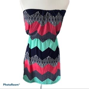 Three Pink Hearts 💕 mini dress S